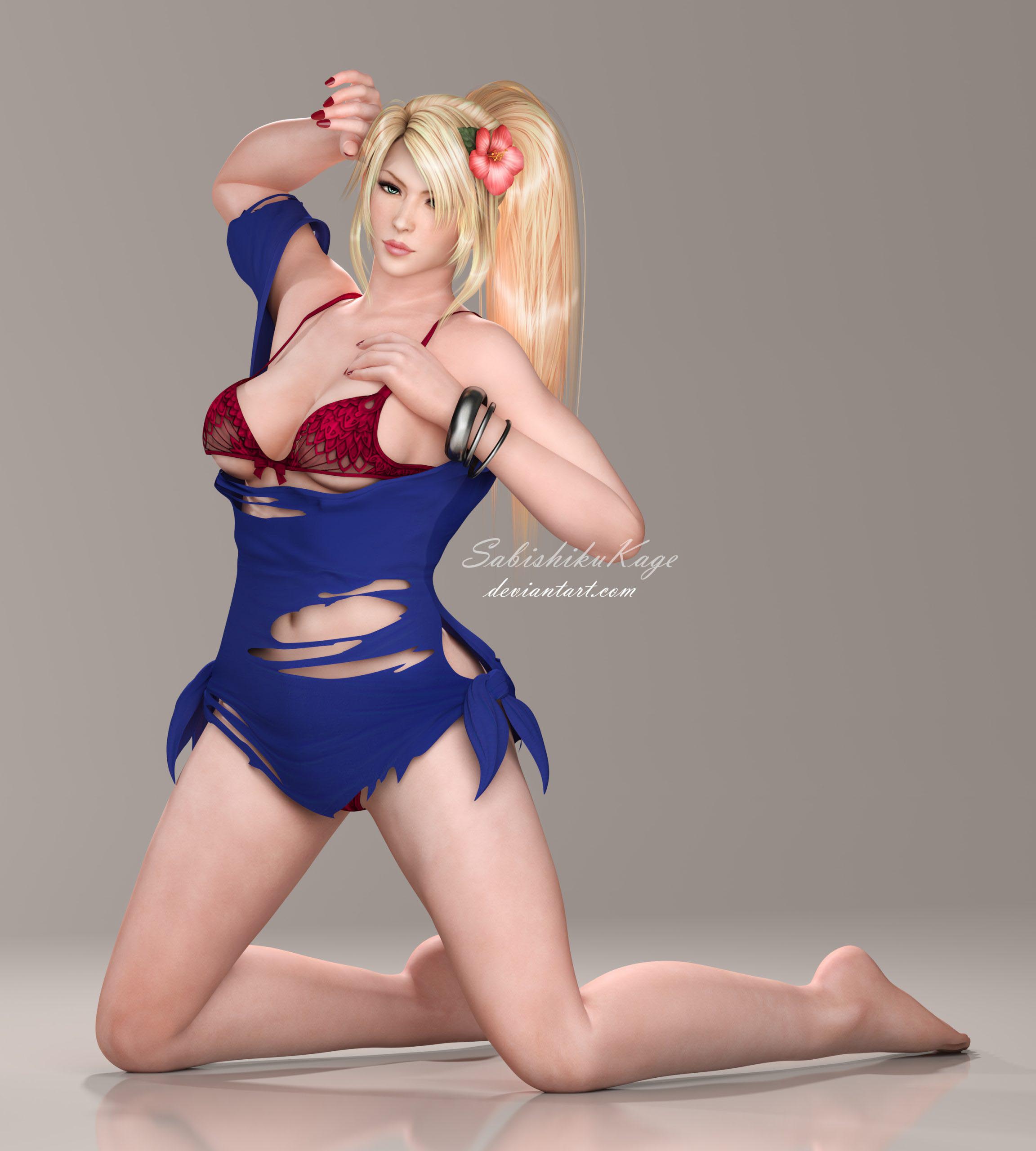 每日好图：死或生性感泳装【3DCG】