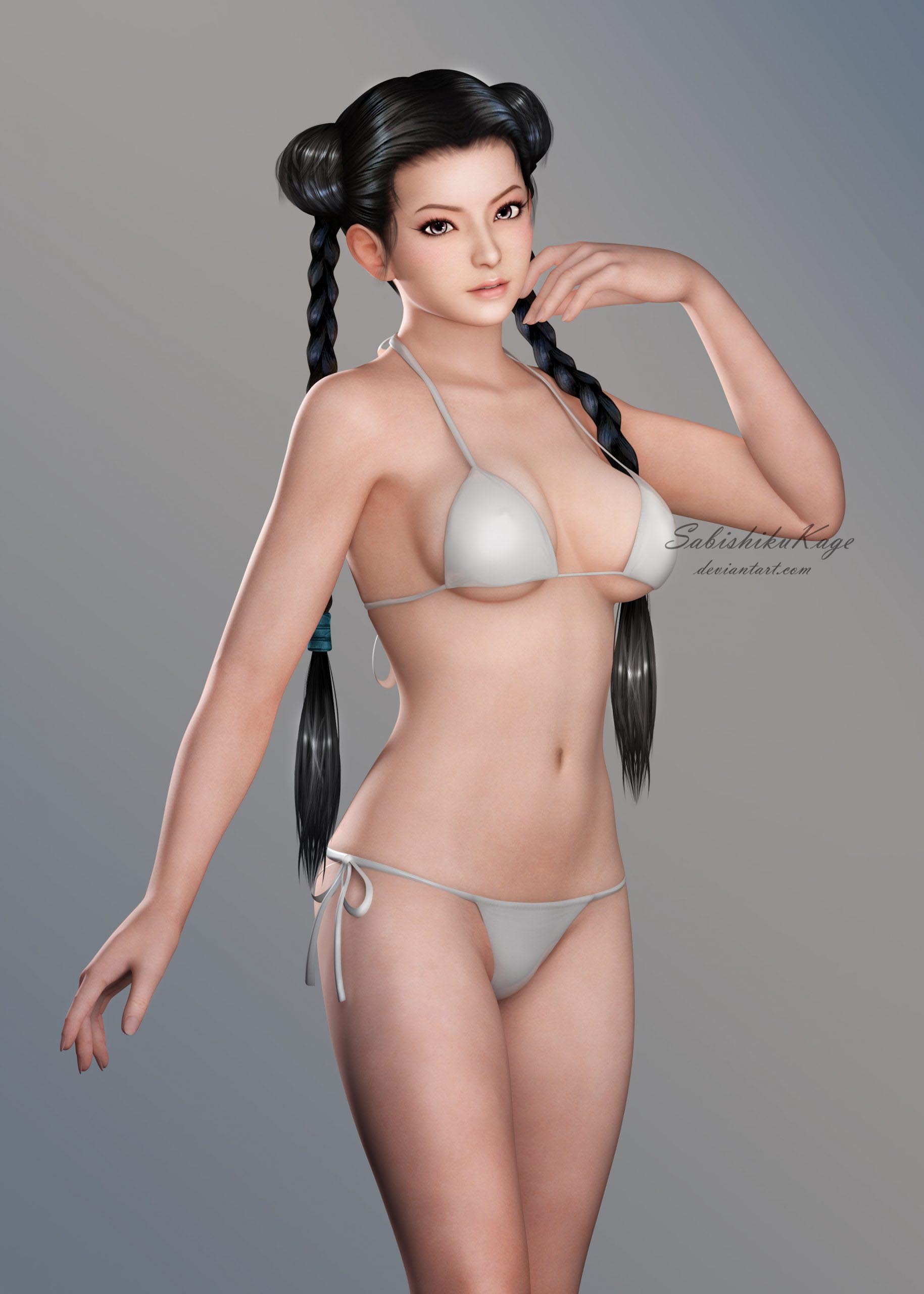 每日好图：死或生性感泳装【3DCG】