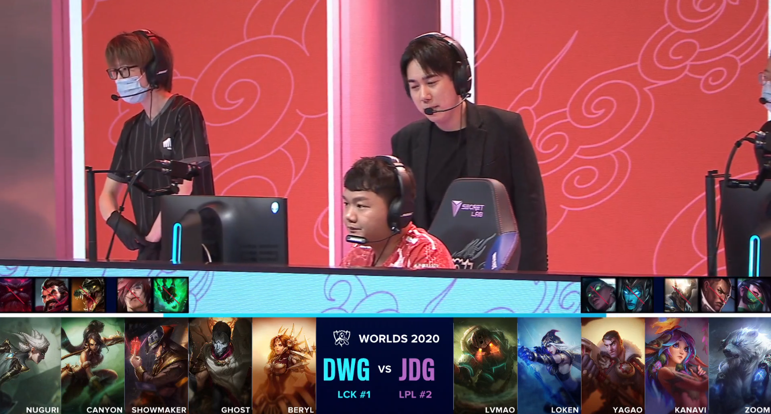 英雄联盟S10文字战报：全盘碾压，DWG大胜JDG