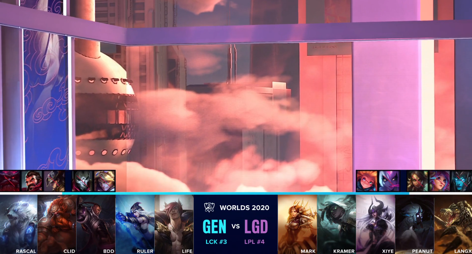 英雄联盟S10文字战报：大后期突然崩盘，LGD惜败GEN