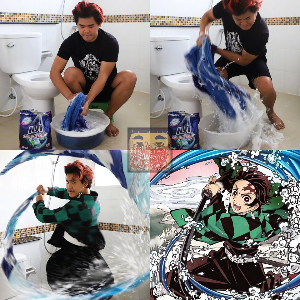 泰国小哥“鬼灭之刃”COS全系列