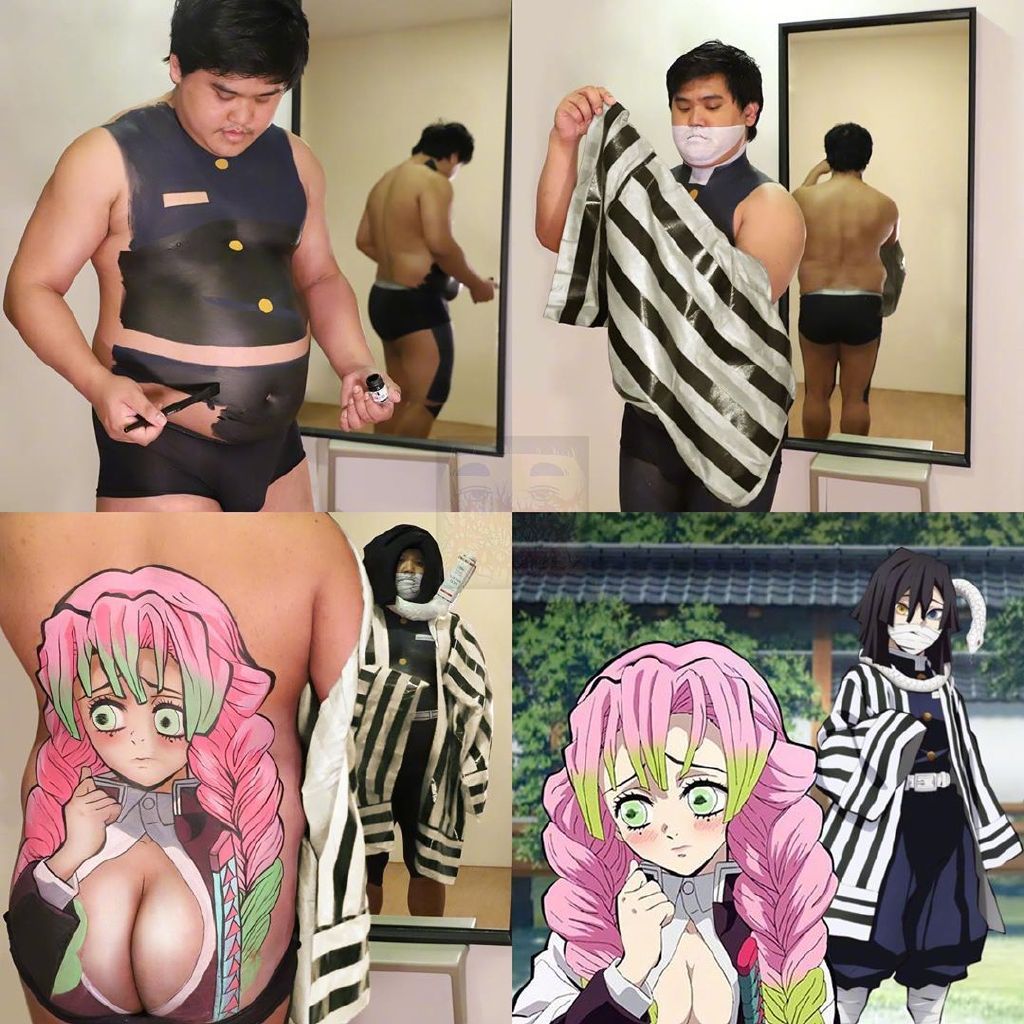 泰国小哥“鬼灭之刃”COS全系列