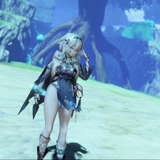 《莱莎的炼金工房2》官方新动图发布,欧兰族新人物:赛莉插图 《莱莎的炼金工房2》最新动图 赛莉的光滑肉腿吸睛