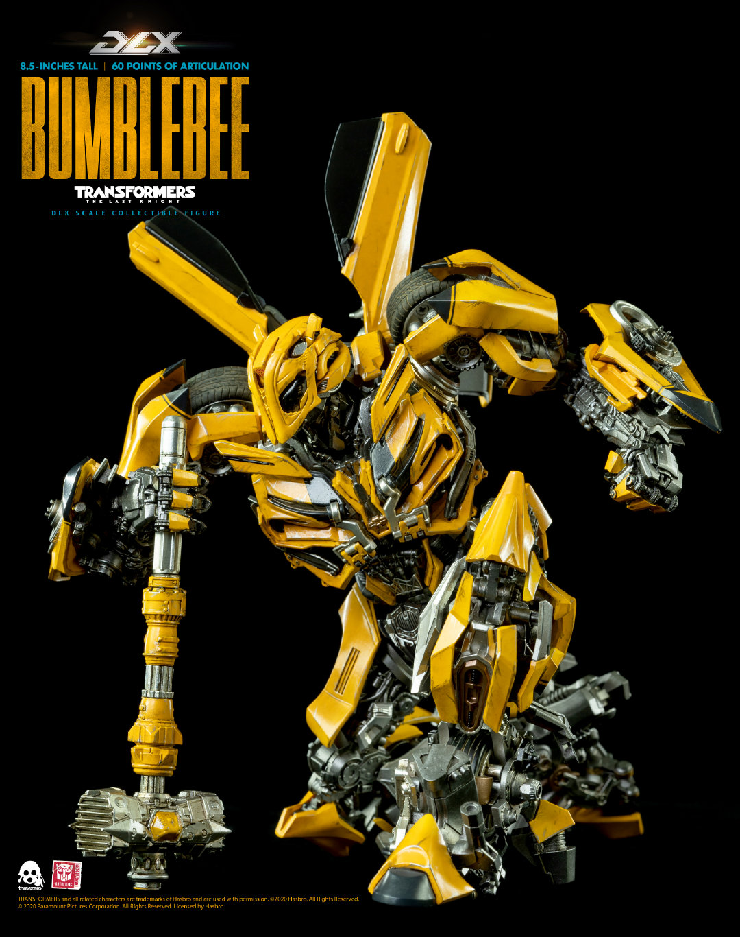 threezero《变形金刚5》电影版造型 “大黄蜂” 合金模型正式发售插图5 threezero《变形金刚5》大黄蜂合金模型 售价1132元