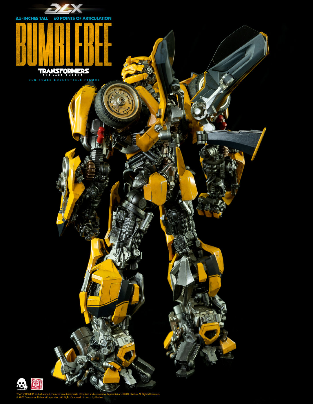 threezero《变形金刚5》电影版造型 “大黄蜂” 合金模型正式发售插图11 threezero《变形金刚5》大黄蜂合金模型 售价1132元