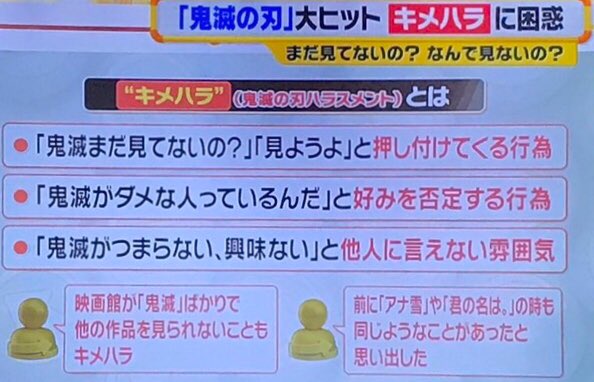 《鬼灭之刃》日本火爆引发部分人群不满!插图2 《鬼灭之刃》太火爆引发不满 “鬼灭骚扰”现象普遍