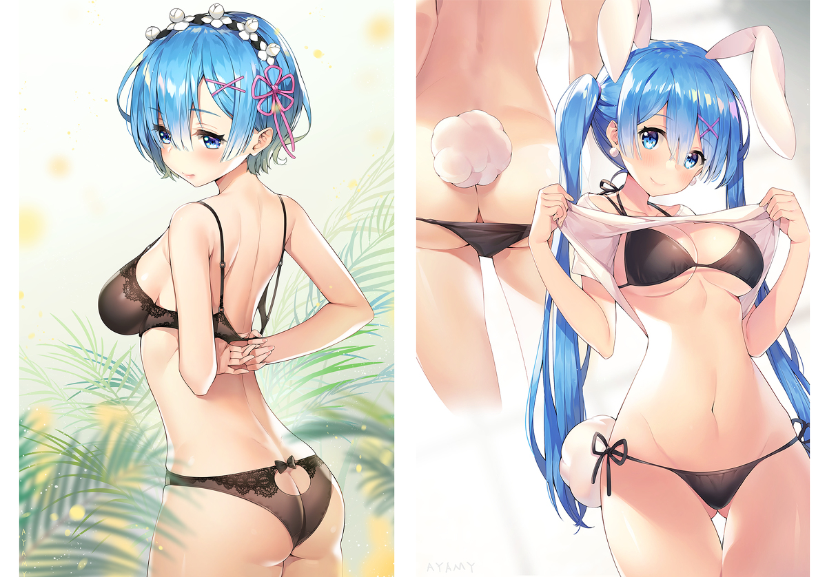 每日好图：#P站#同人美图推荐#RE0#雷姆【画师：あやみ】