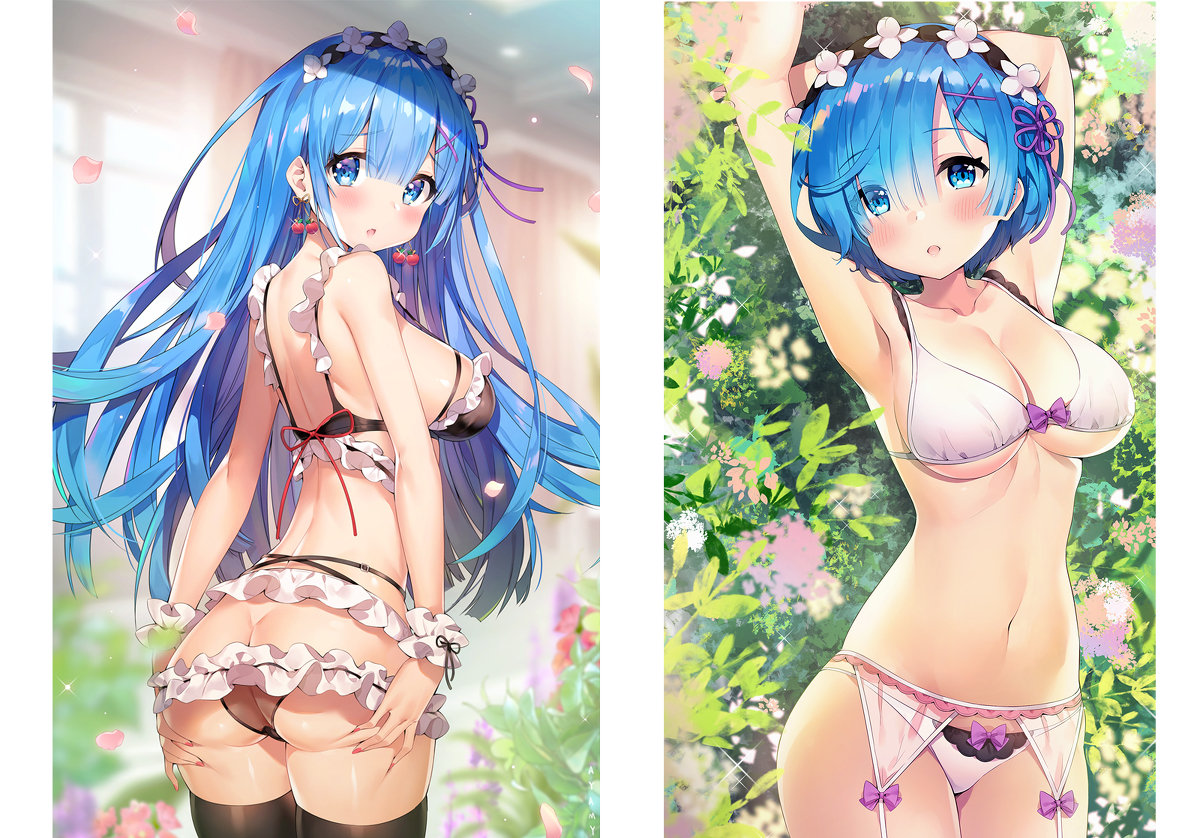 每日好图：#P站#同人美图推荐#RE0#雷姆【画师：あやみ】