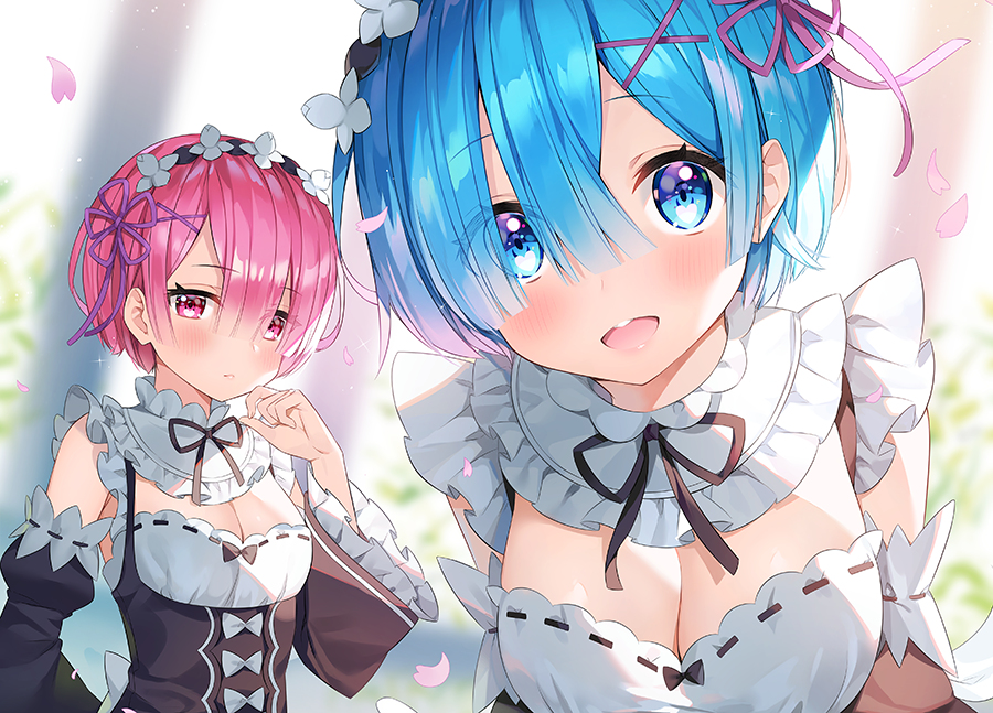 每日好图：#P站#同人美图推荐#RE0#雷姆【画师：あやみ】