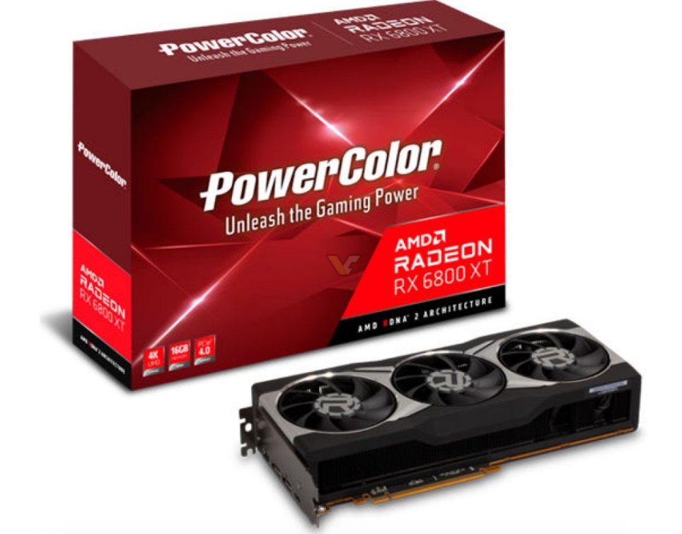 华擎、撼讯发布AMD RX 6800系显卡,采用公版设计插图1 华擎、撼讯发布AMD RX 6800系列显卡 公版设计