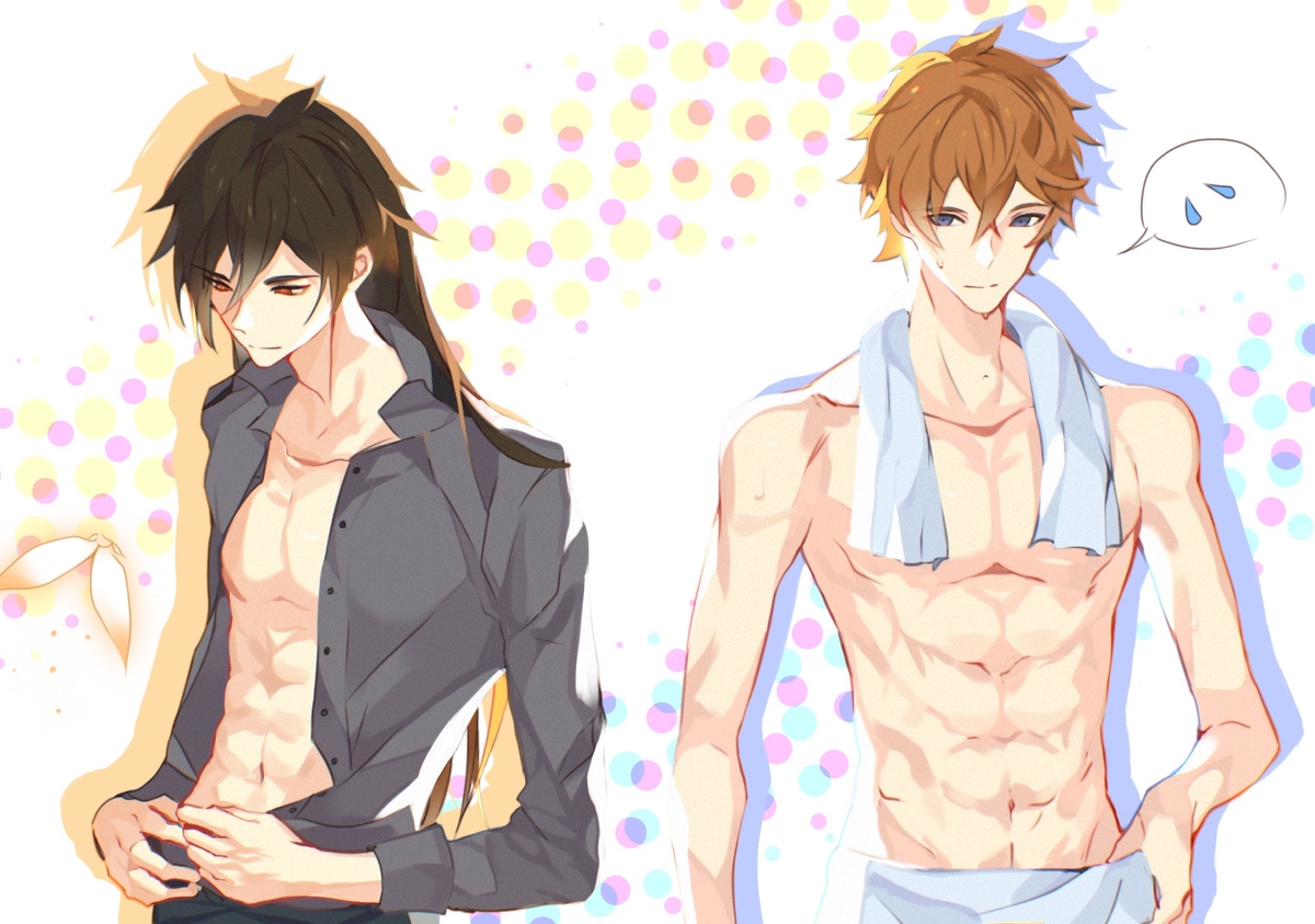 每日好图：原神#钟离#公子#同人图【11月5日更新】