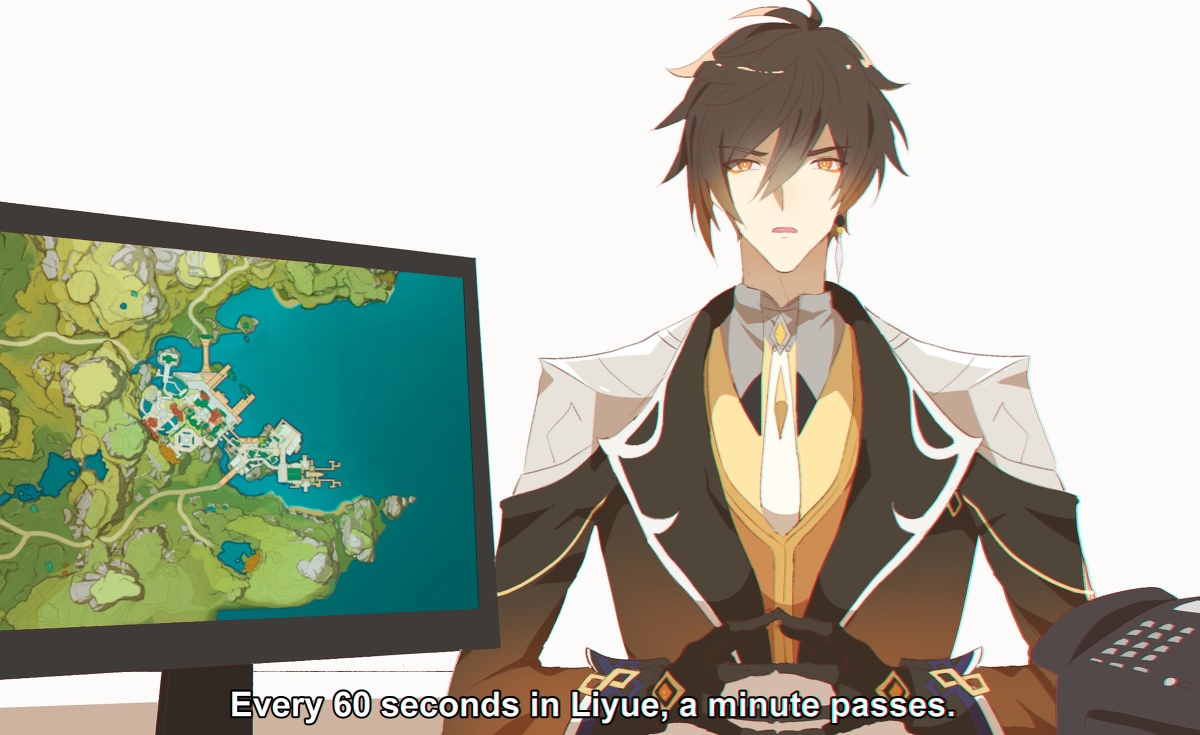 每日好图：原神#钟离#公子#同人图【11月5日更新】