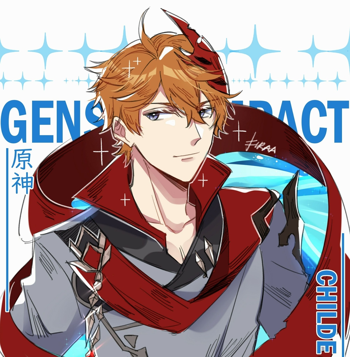 每日好图：原神#钟离#公子#同人图【11月5日更新】