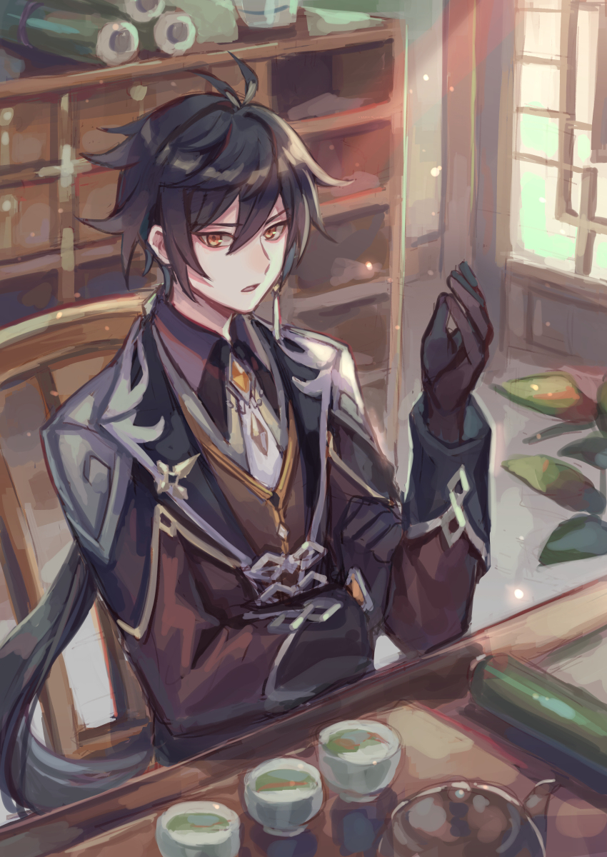 每日好图：原神#钟离#公子#同人图【11月5日更新】