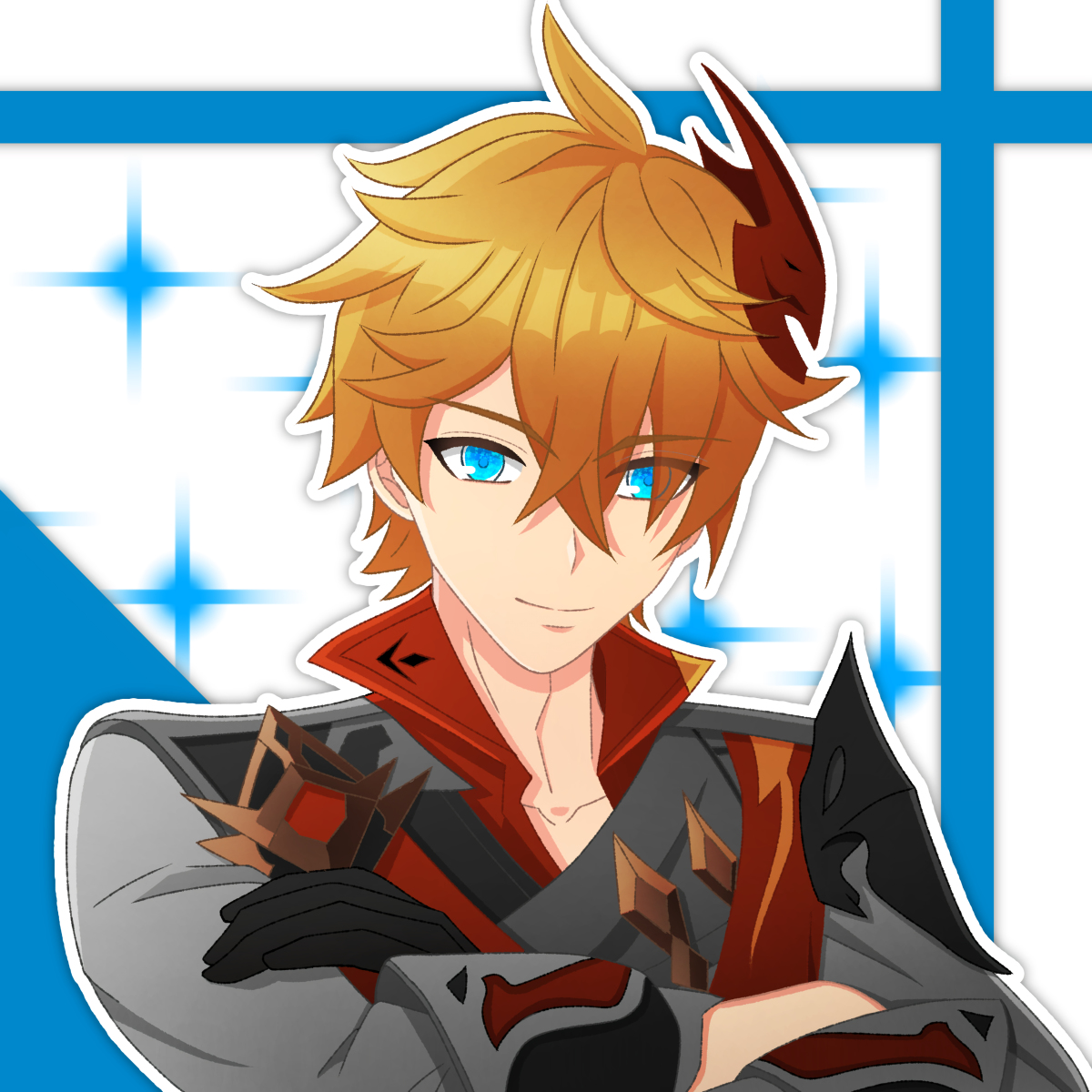 每日好图：原神#钟离#公子#同人图【11月5日更新】