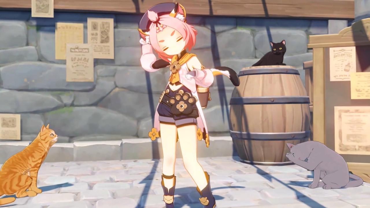 《原神》1.1新4星人物——“猫娘”迪奥娜插图1 《原神》全新角色公布 迪奥娜:酒业杀手
