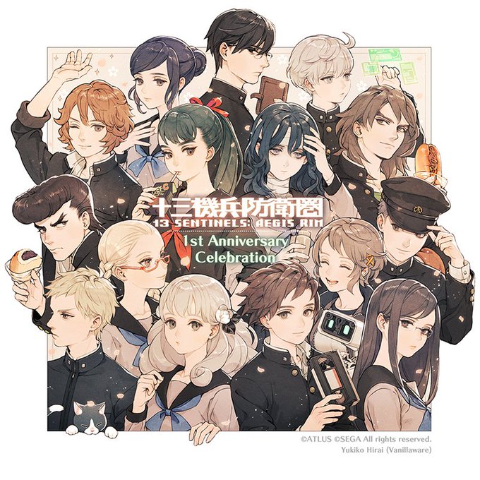 《十三机兵防卫圈》发售一周年贺图公开 11月28日有纪念直播