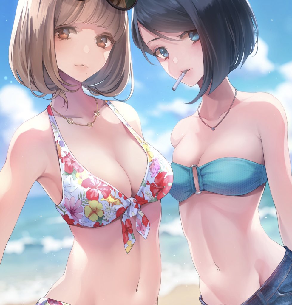 每日好图：JK、枪与车【画师：海凪コウ】