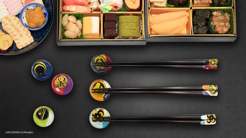 《刀剑乱舞》主题筷子“天削箸”、玻璃筷架 11月11日开售