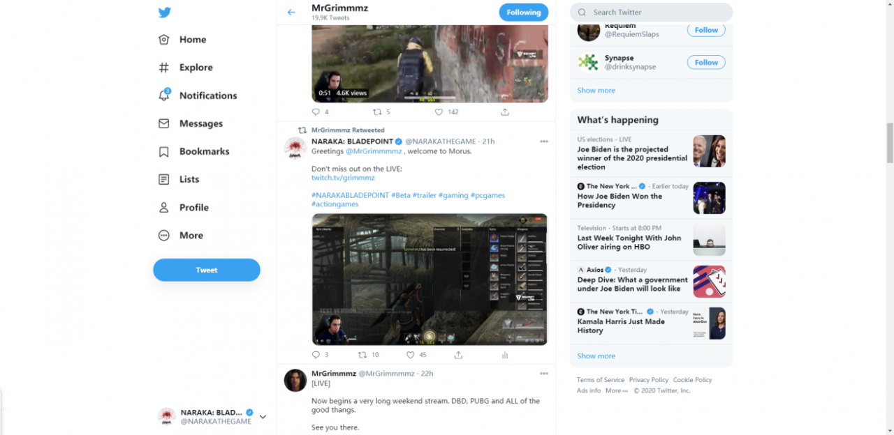 《永劫无间》引发外国玩家关注 各路主播纷纷加入战场
