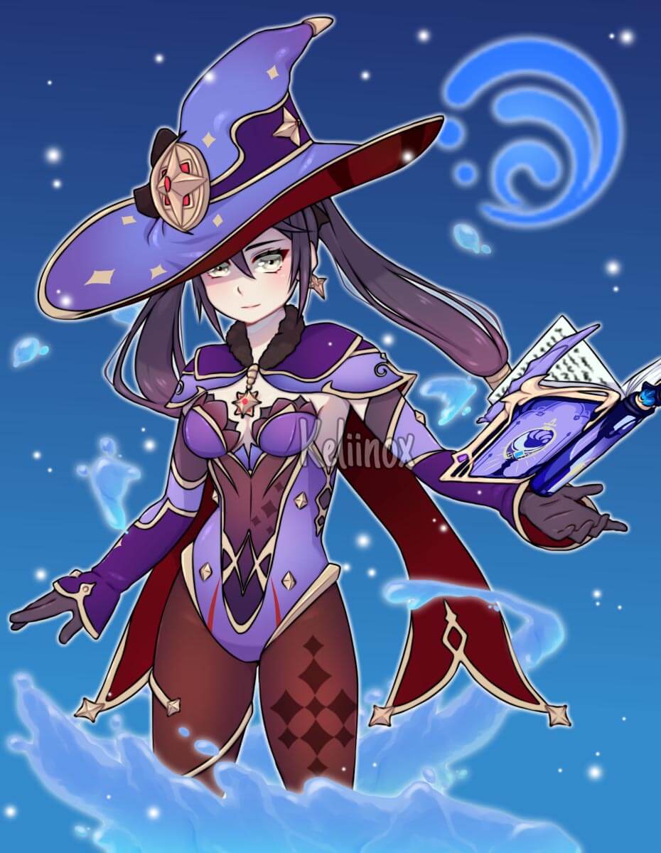 每日好图：原神#莫娜 同人图【11月2日更新】