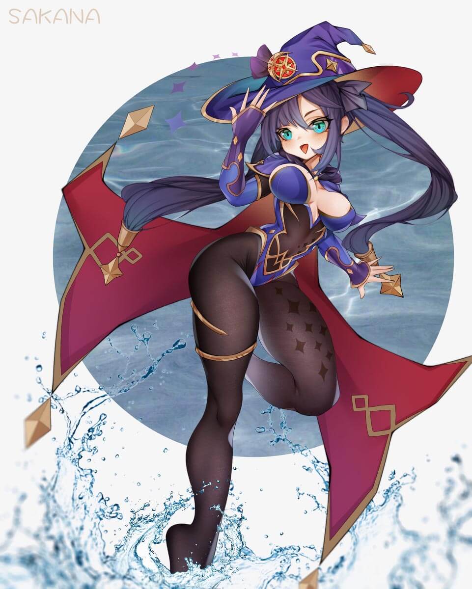 每日好图：原神莫娜同人福利图涩图【11月最新更新】