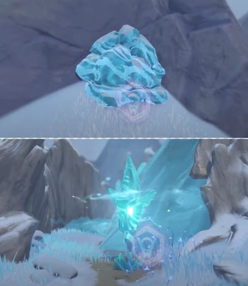 原神内鬼：1.2版本龙脊雪山新截图，阿贝多立绘，新寻宝玩法等