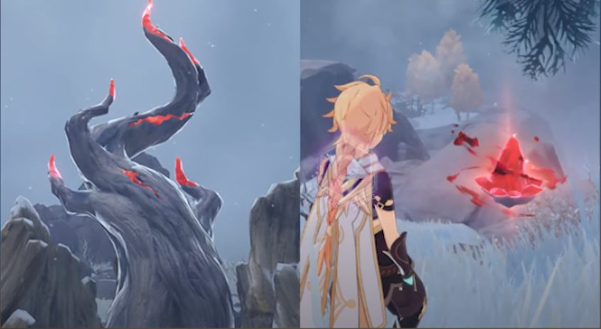 原神内鬼：1.2版本龙脊雪山新截图，阿贝多立绘，新寻宝玩法等