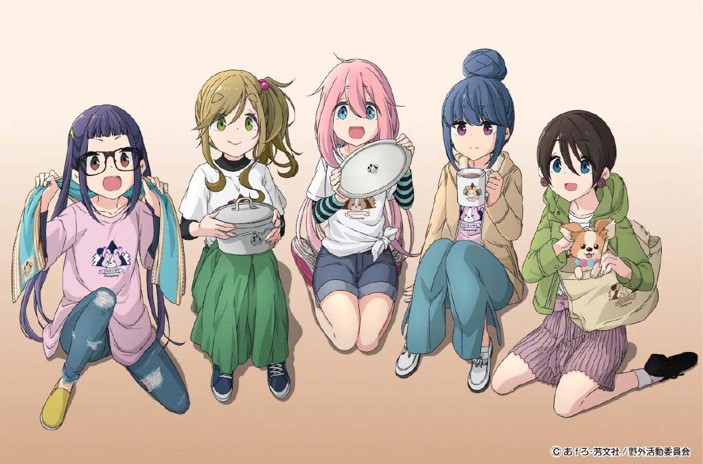 1月新番：『摇曳露营△』第2季角色设定多图公开！