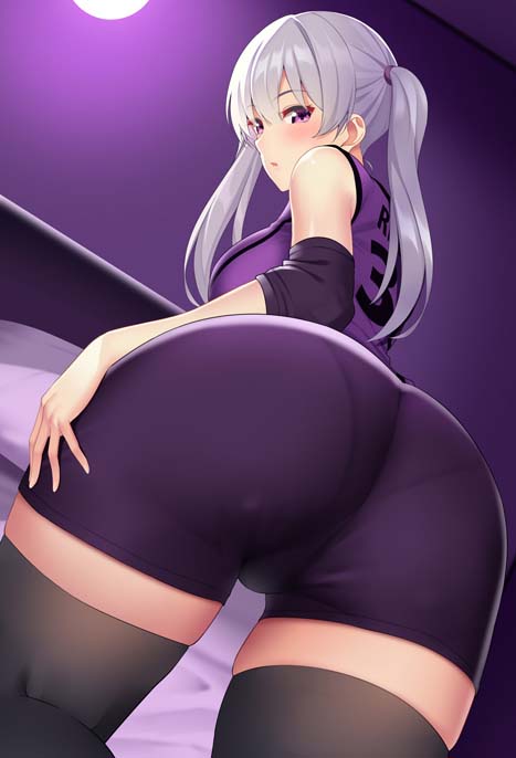 每日好图：P站#二次元运动女孩#美臀#插画精选【画师：ふゆみつ】