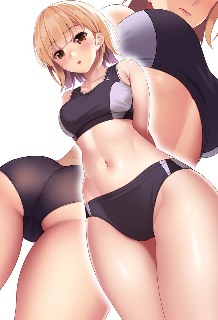 每日好图：P站#二次元运动女孩#美臀#插画精选【画师：ふゆみつ】