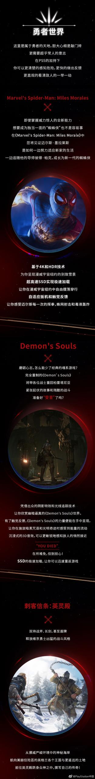 PS5正式发售,官方微博公布首发游戏阵容插图 PS5游戏阵容公开 开启次世代游戏世界的探险
