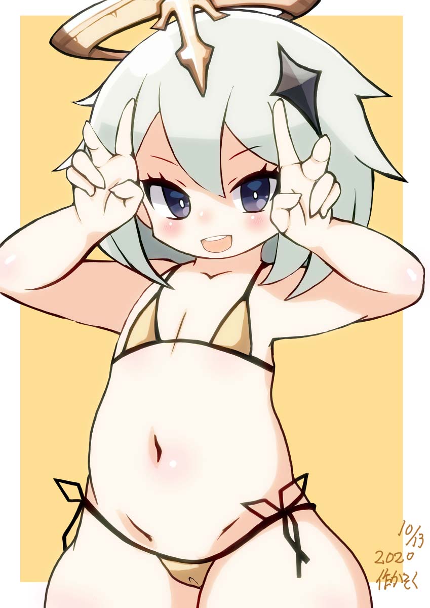 每日好图：原神#派蒙 同人图#飞机杯【11月2日更新】