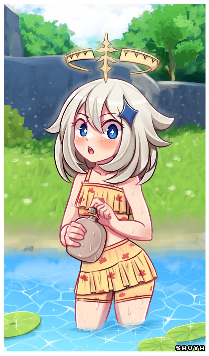 每日好图：原神#派蒙 同人图#飞机杯【11月2日更新】