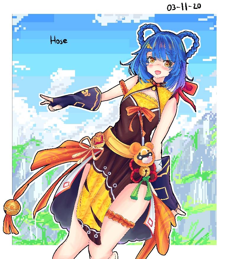 每日好图：原神同人图#涩图#福利图#莫娜#芭芭拉【11月5日更新：二】