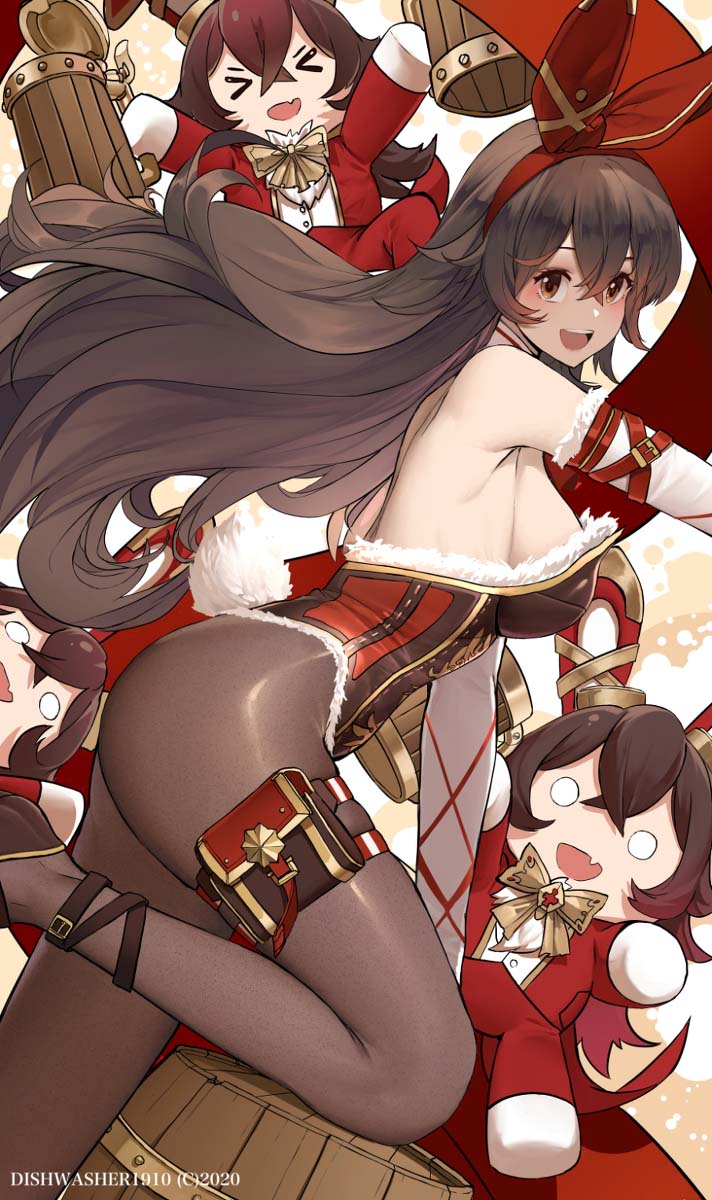 每日好图：原神安柏#同人图#涩图#福利图【11月更新】