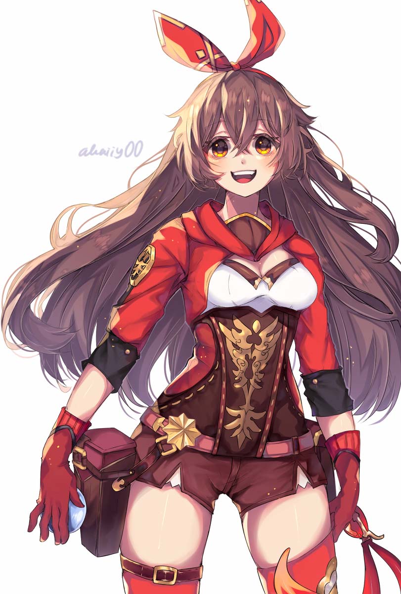 每日好图：原神安柏#同人图#涩图#福利图【11月更新】