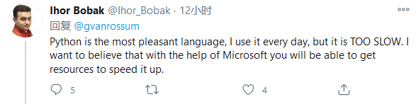 Python创始人加入微软:退休太无聊插图3 Python创始人加入微软开发部门:退休生活太无聊了