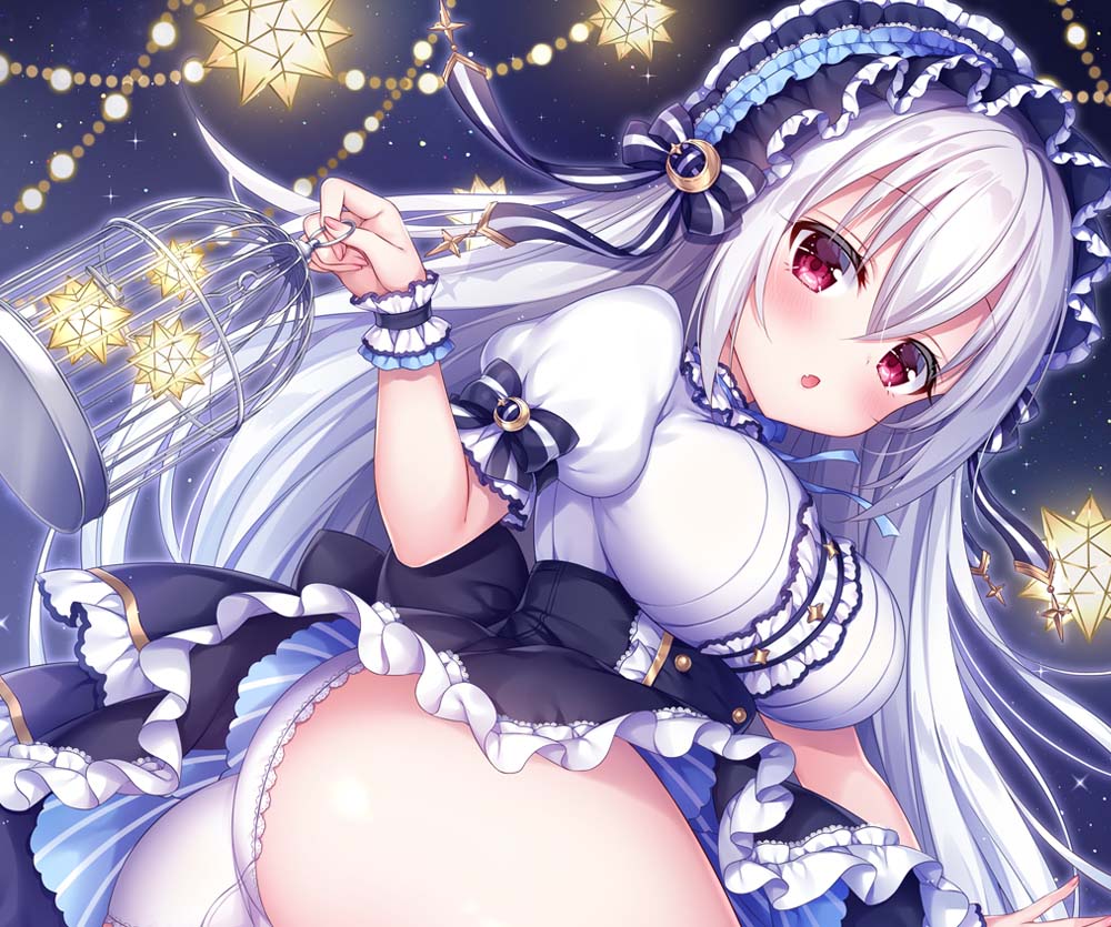 每日好图：萌系巨乳萝莉#福利插画【画师：三つ葉ちょこ】