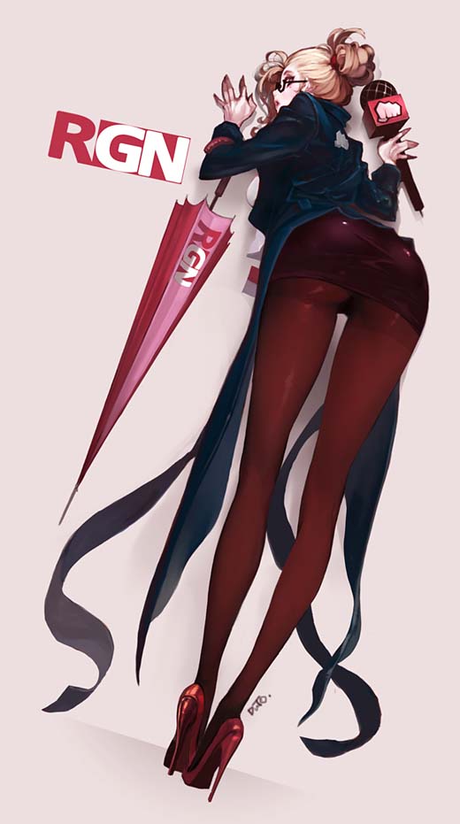 每日好图：P站#油腻韩风#同人图#插画推荐【画师：Ryuki（りゅうき）】