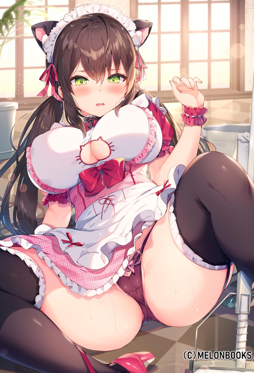 P站推荐#二次元性感内衣美图#【画师：カット】