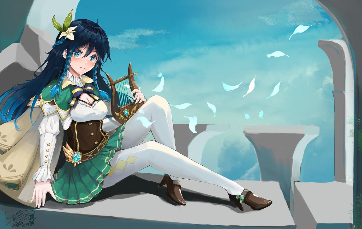 今日原神福利：P站#同人图|涩图精选【11月21日更新】