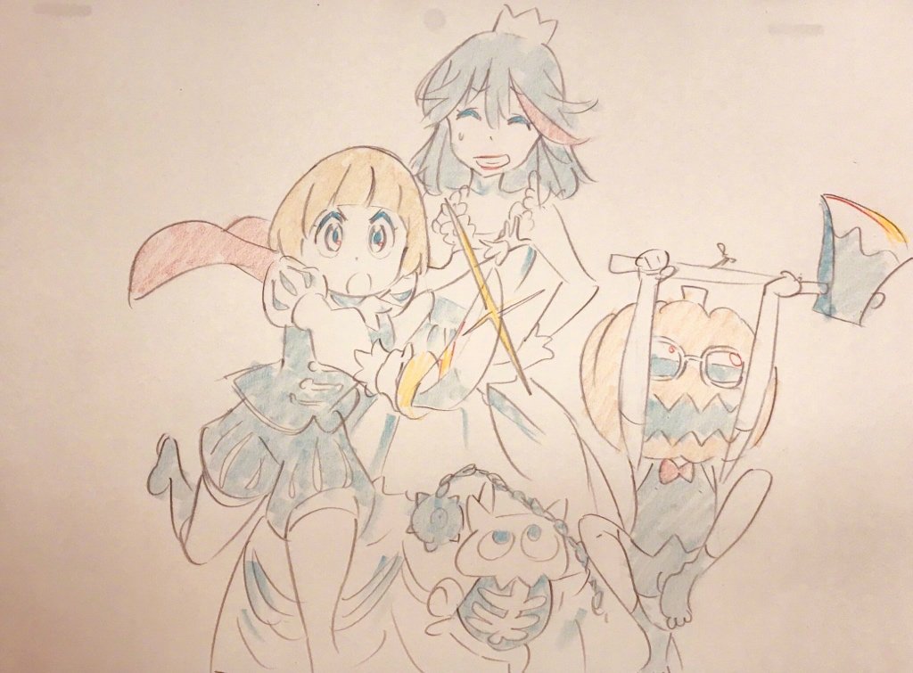 《斩服少女》作画监督石崎寿夫最新插画