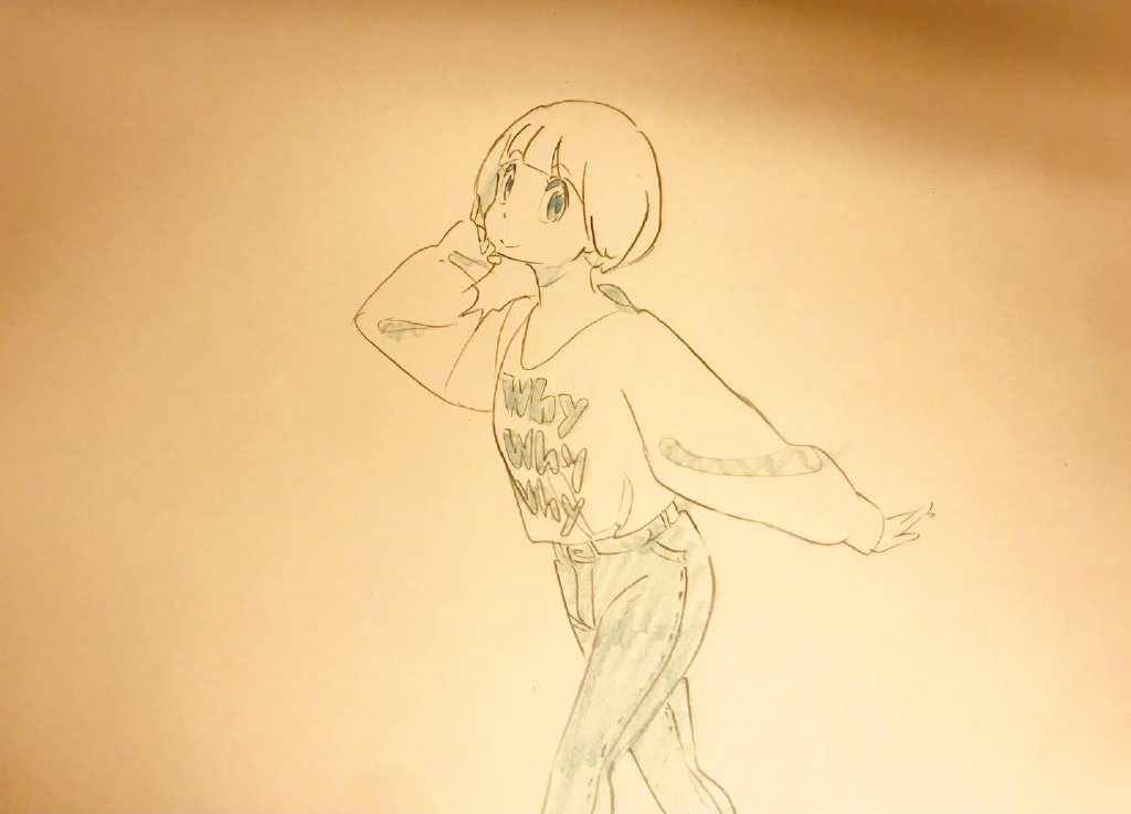 《斩服少女》作画监督石崎寿夫最新插画