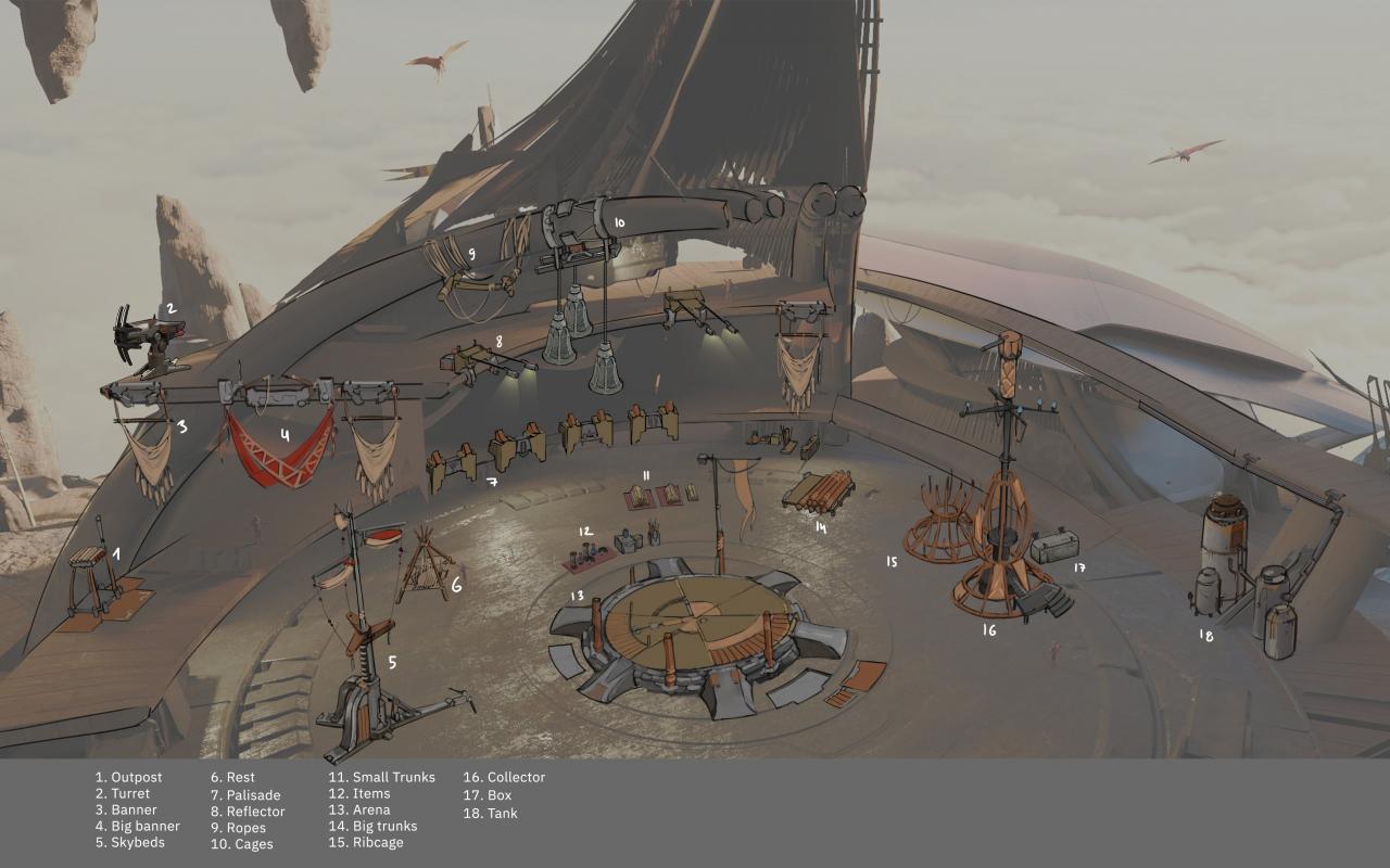 《圣歌2.0》新副本Longfall Ruins更多概念图展示