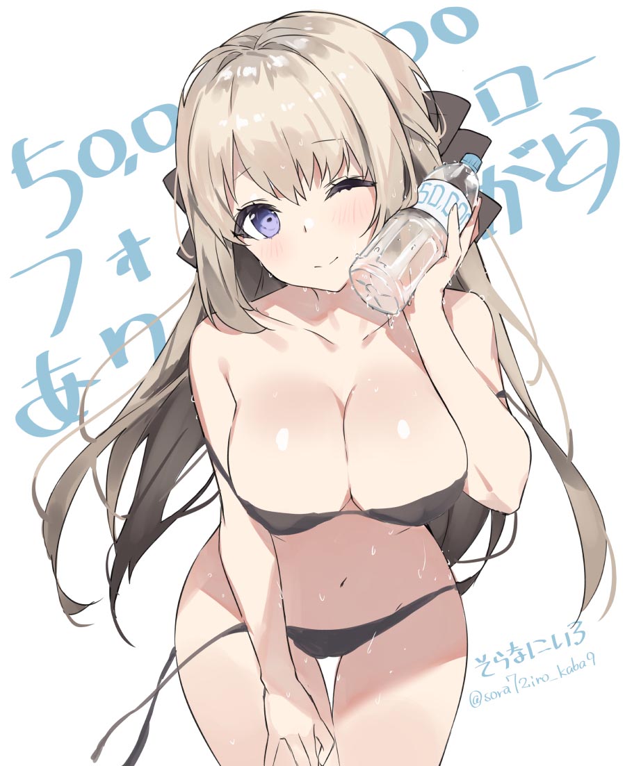 每日好图：P站#二次元插画精选#精灵#泳装【画师：そらなにいろ】