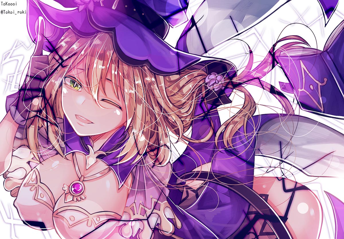 早安原神人：P站#原神同人涩图#祝大家抽到钟离【11月30日新】