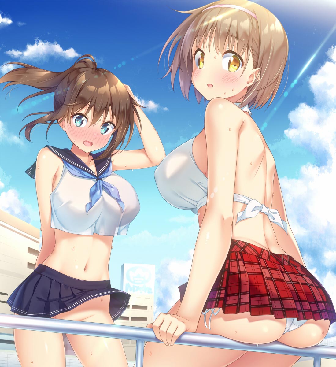 每日好图：P站#二次元可爱JK插画精选【画师：一真】