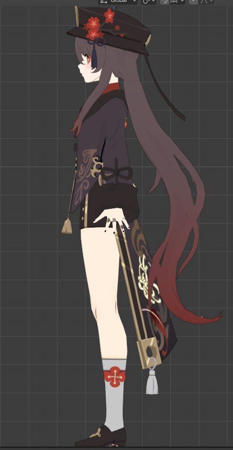 原神内鬼：1.2版本#新人物渲染建模——胡桃、云堇、罗莎利亚、瑶瑶等