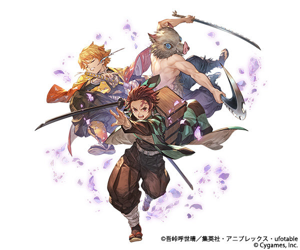 《碧蓝幻想》×《鬼灭之刃》联动立绘更新